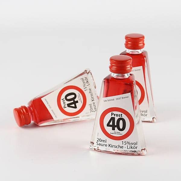 Schnäpschen zum 40. Geburtstag