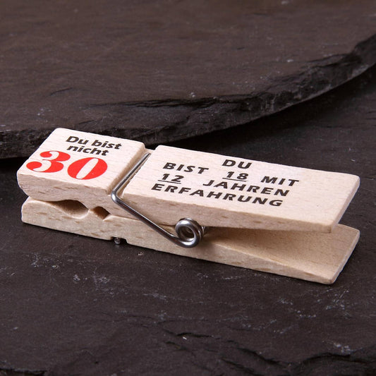 Geldklammer Du bist nicht 30...
