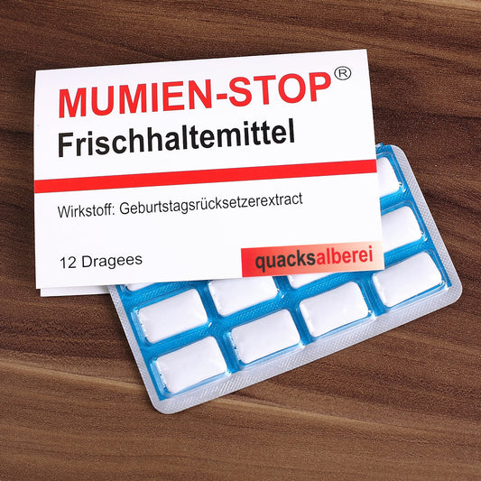 Mumien-Stop Frischhaltemittel Kaugummi