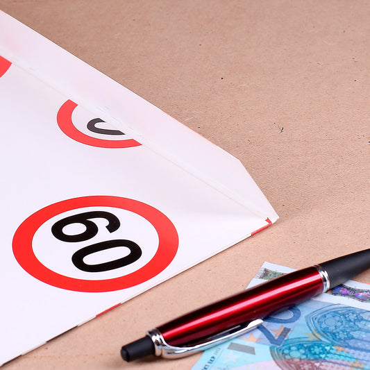 Briefumschlag XXL zum 60. Geburtstag