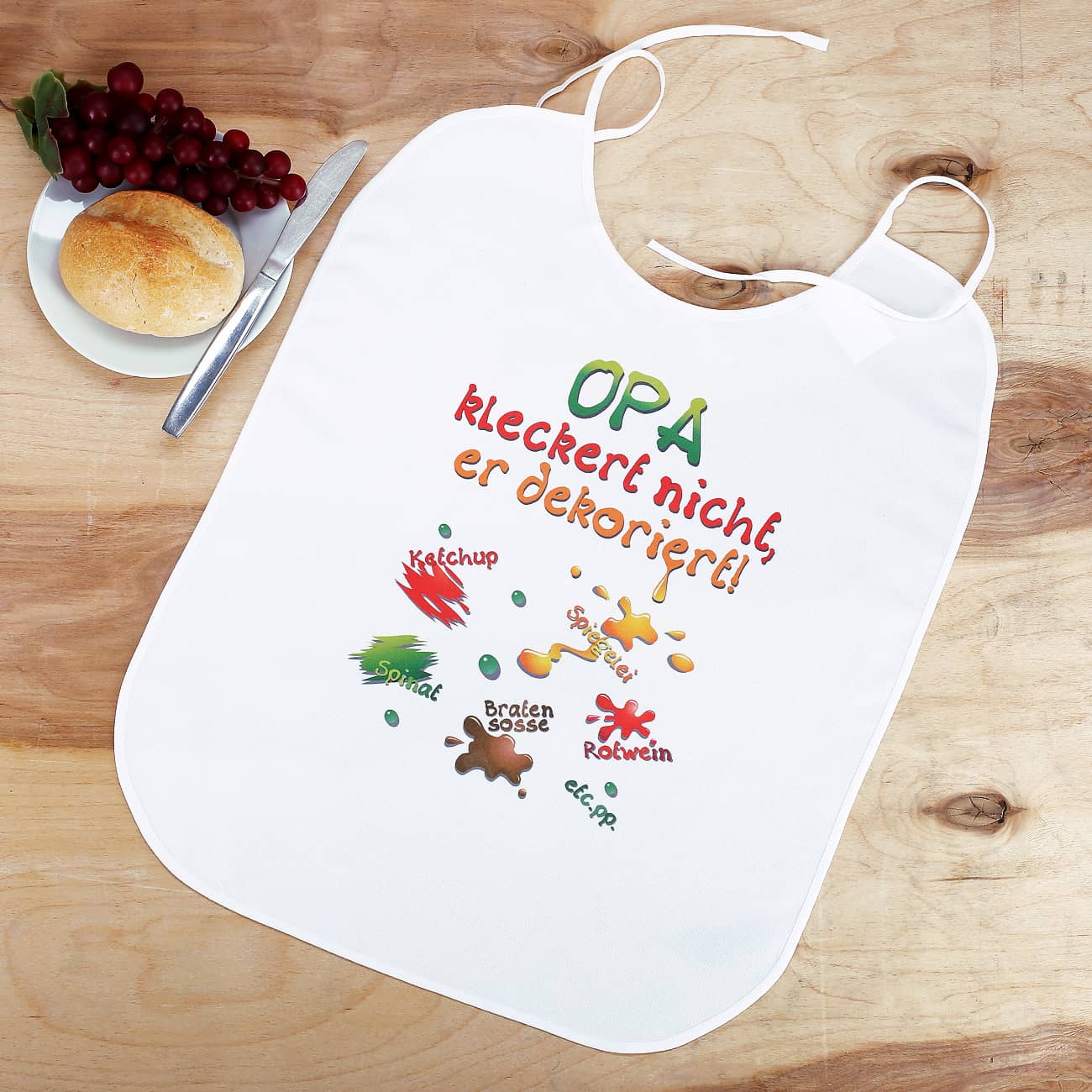 XL Latz - OPA kleckert nicht, er dekoriert!