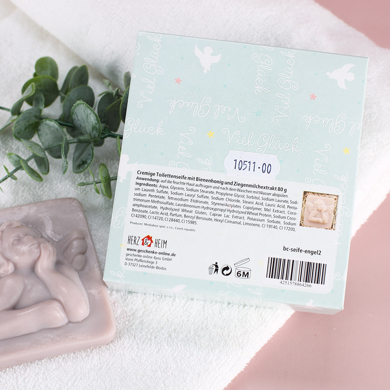 Mit Bienenhonig und Ziegenmilchextrakt