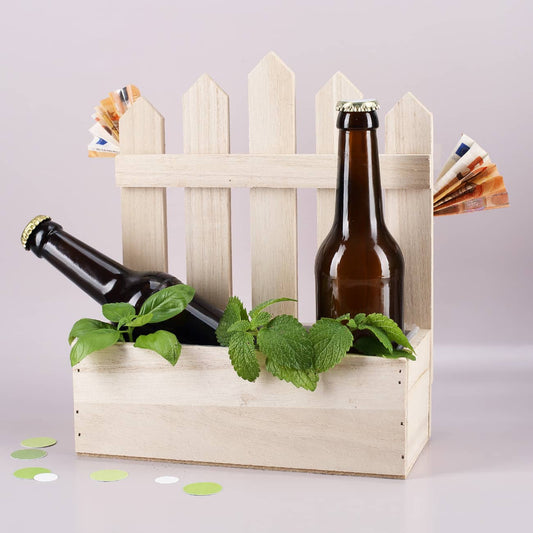 Pflanzkorb für Geldgeschenke und andere Präsente