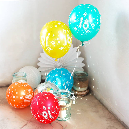 Geburtstagsdekoration zum 18.