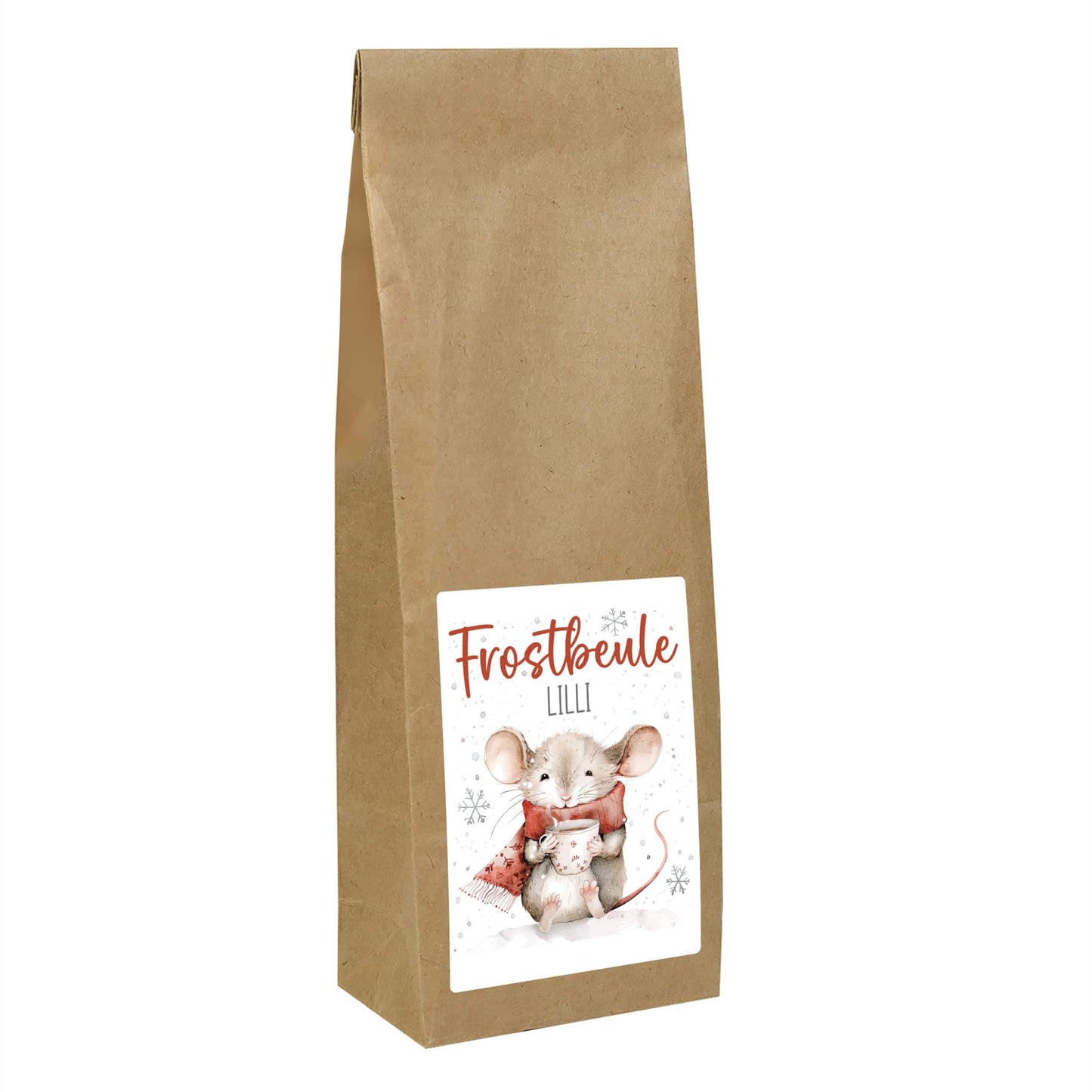 Frostbeule - Früchtetee mit Name personalisiert