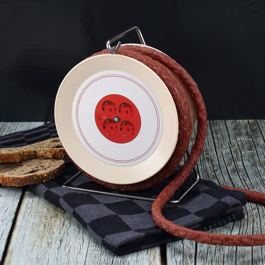 Salami Wurst auf Kabeltrommel aufgewickelt für Männer