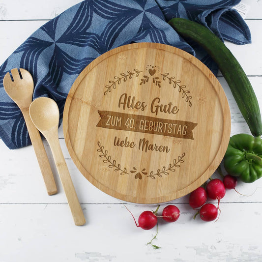 3 Zeilen Wunschtext als Gravur