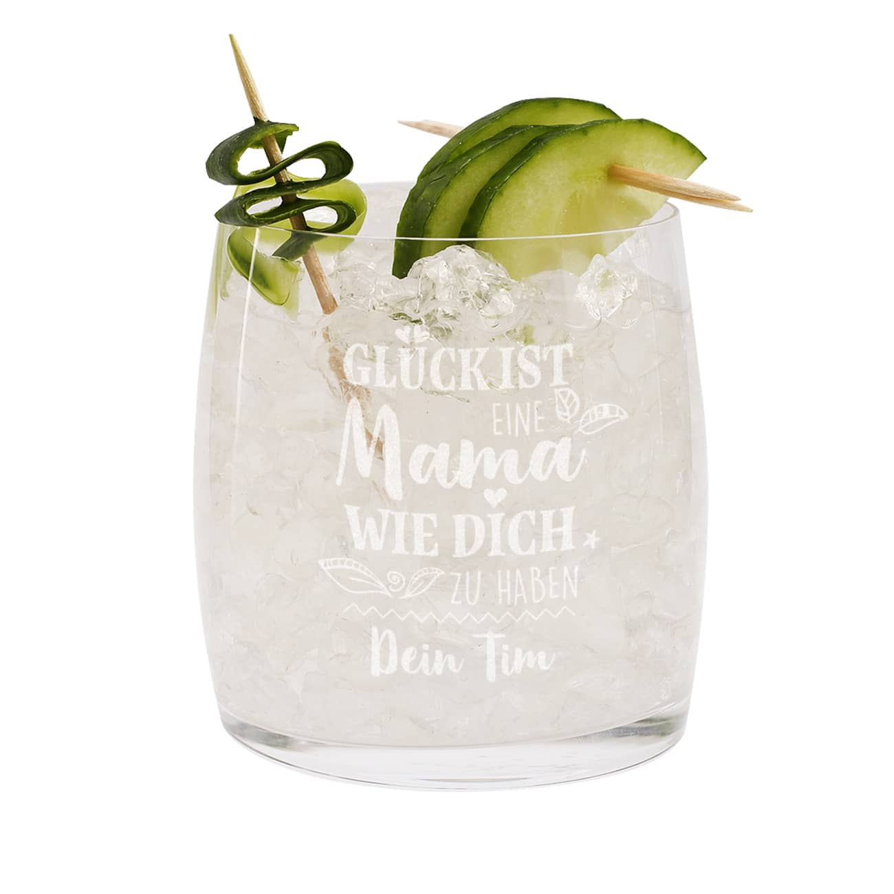 Whiskyglas mit Wunschgravur zum Muttertag