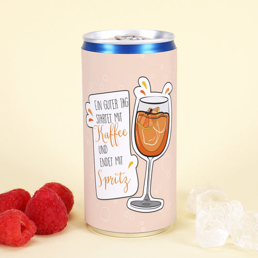 Seccodose mit personalisierter Banderole - umlaufend bedruckt