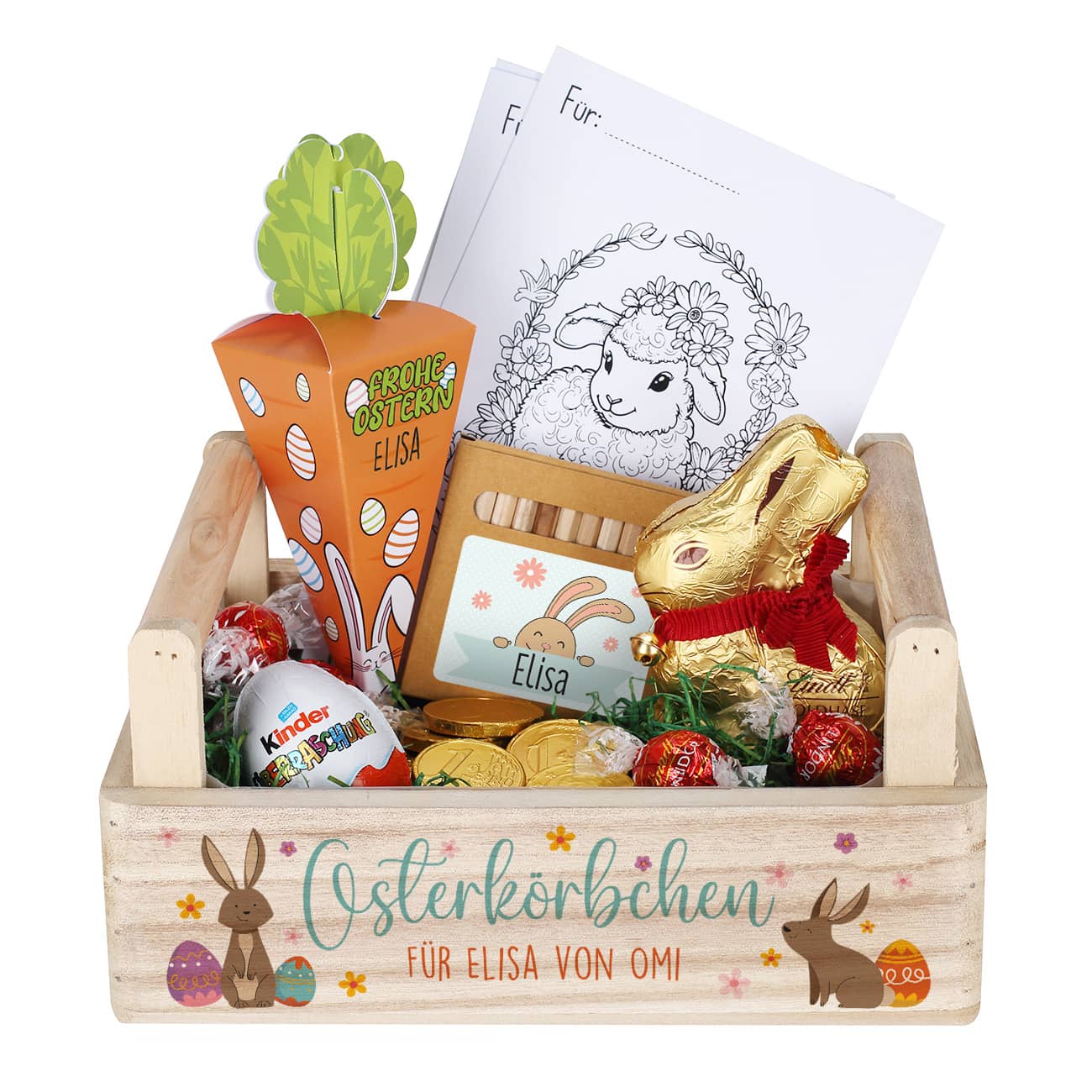 Mit Name & Text personalisiert