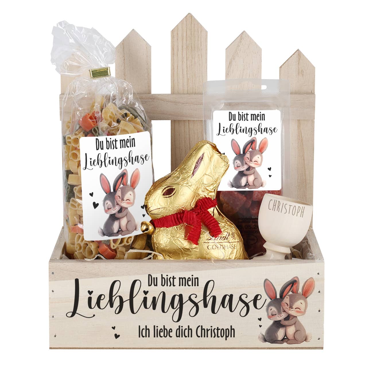 Niedliches Geschenkset zu Ostern mit Personalisierung