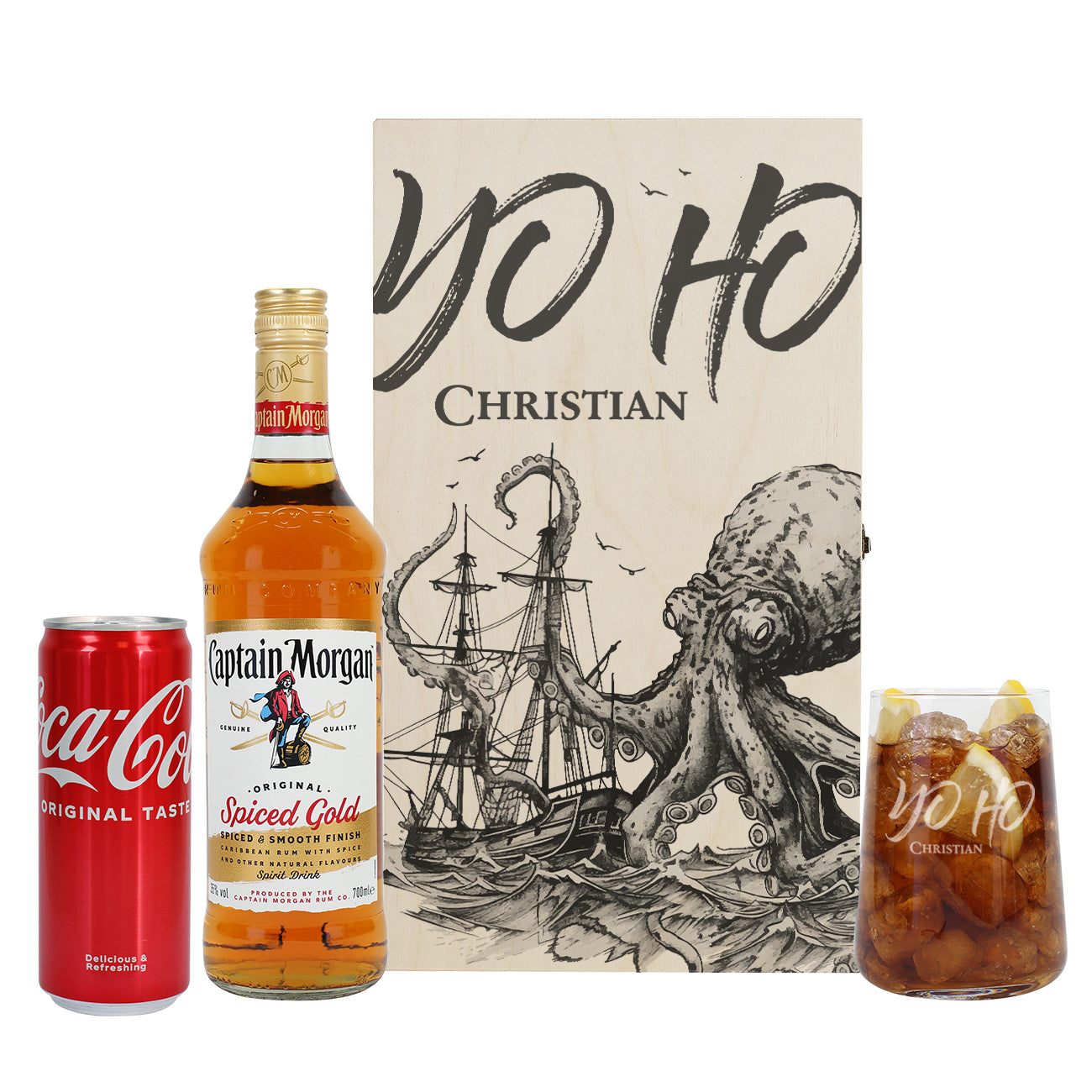 Geschenkset für Männer mit Rum