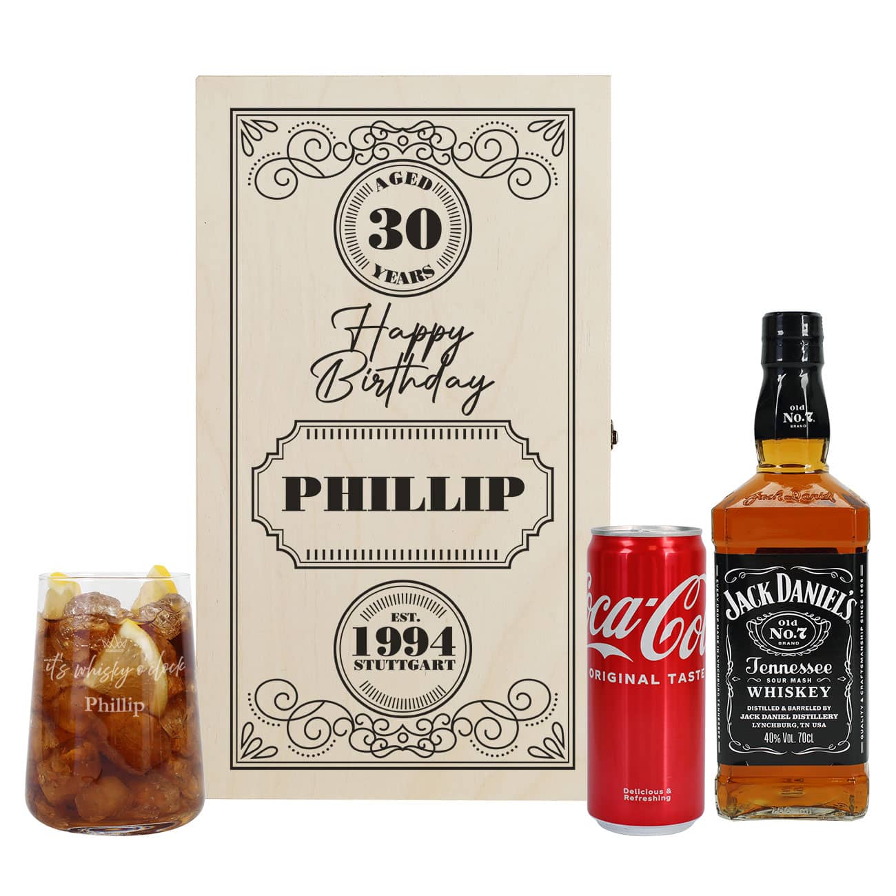 Geschenkset zum Geburtstag mit Whiskey