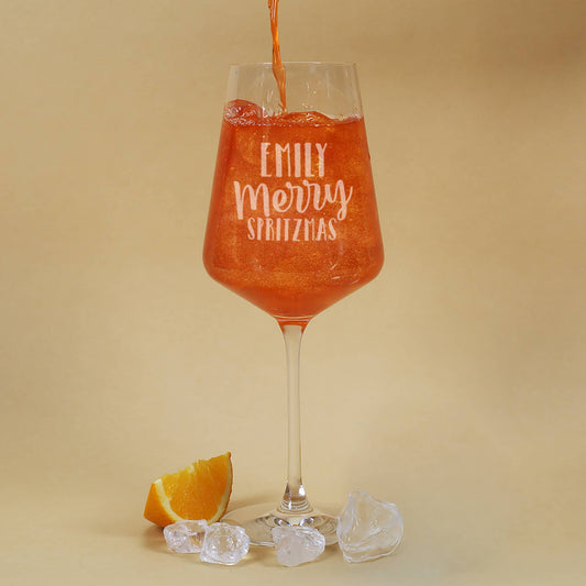 Weinglas mit Namensgravur