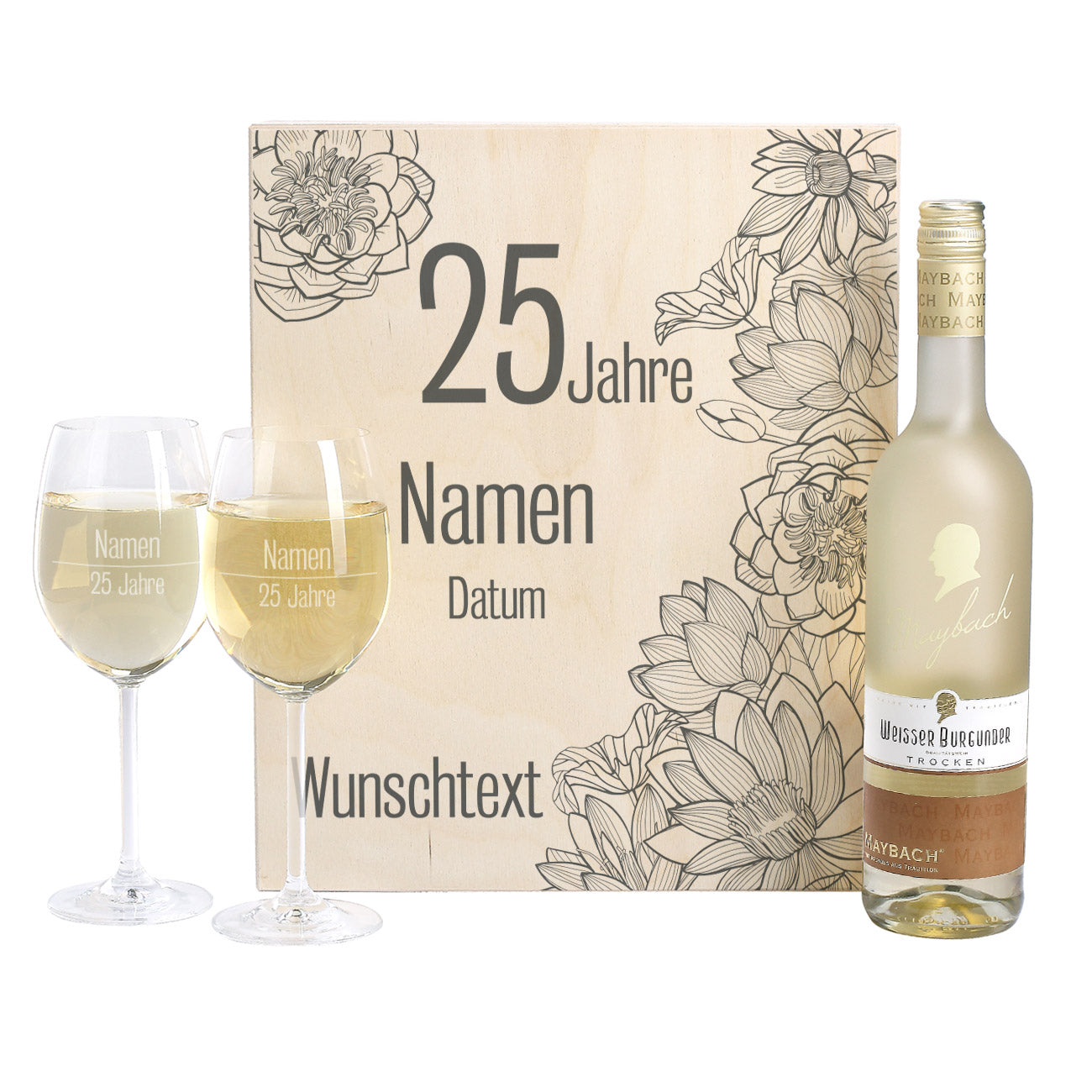 Geschenkset mit Ihren Wunschtexten