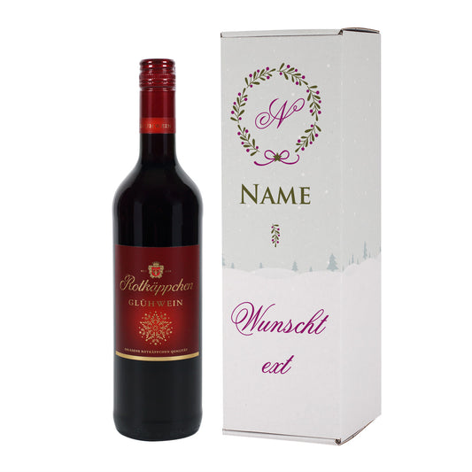 Mit Initiale, Name und Wunschtext personalisiert