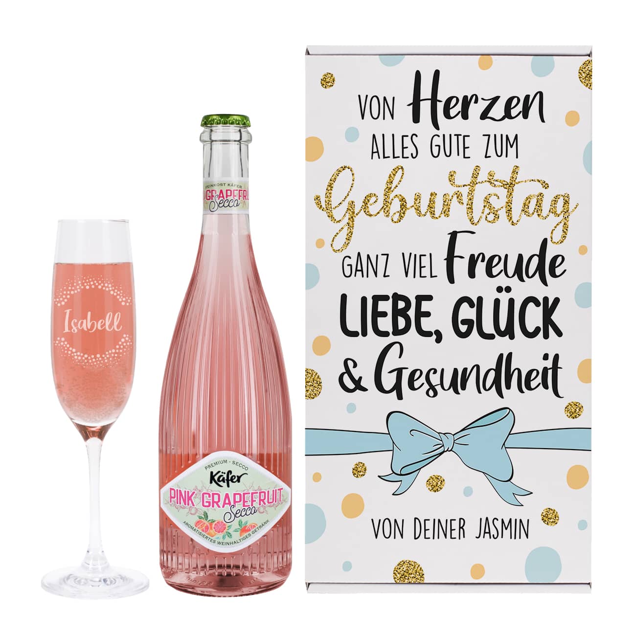 Personalisiertes Geschenkset zum Geburtstag