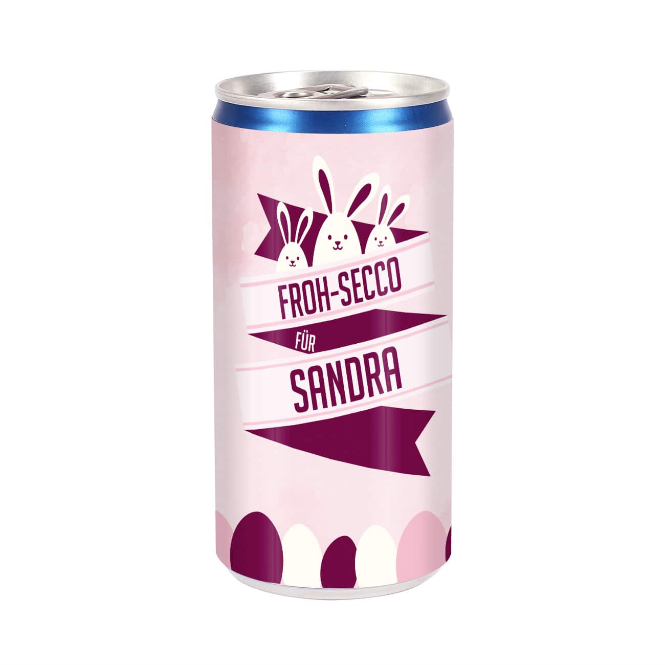 Froh-Secco zu Ostern mit Wunschname