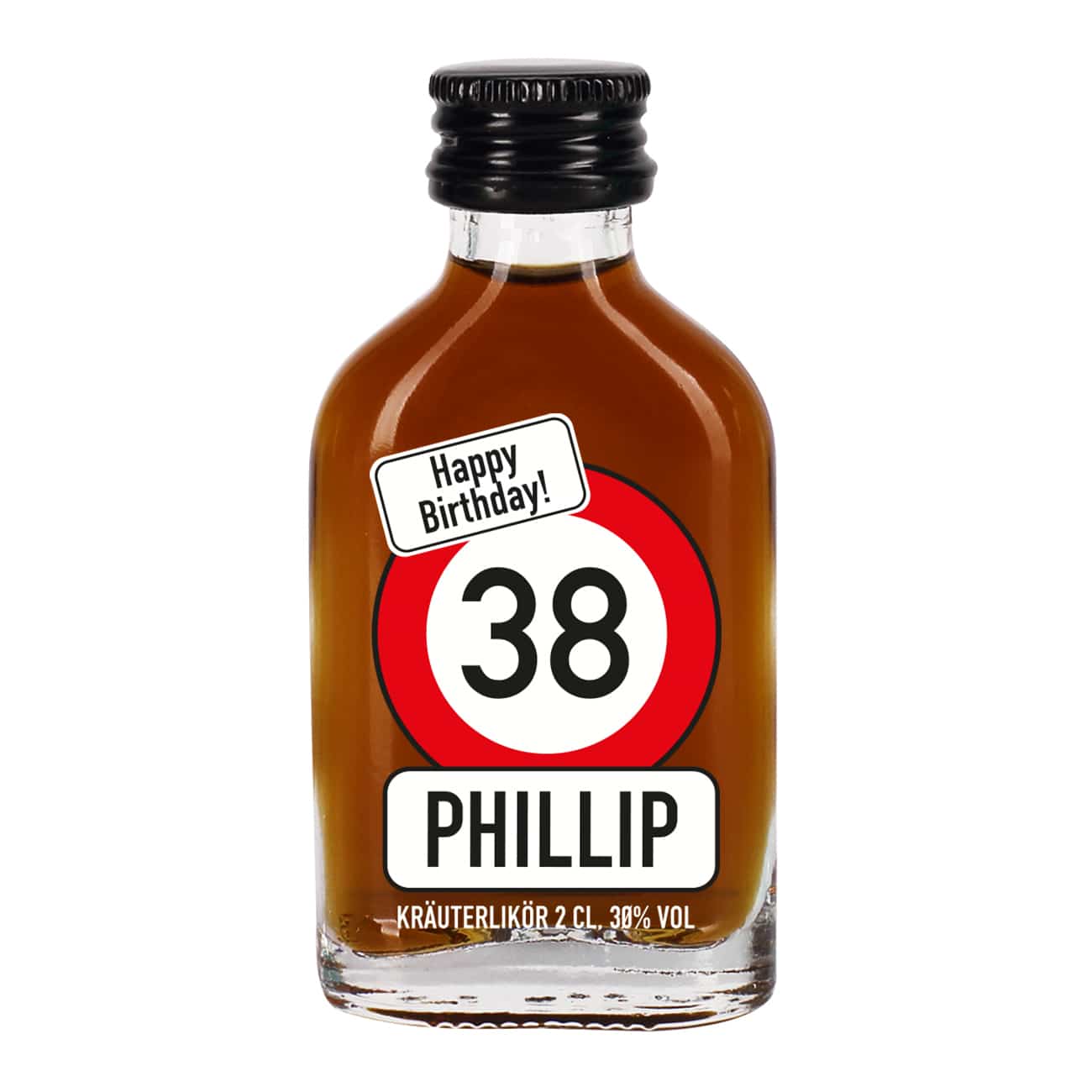 Individuelle Schnapsflasche