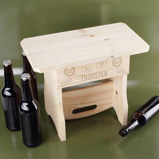 Bequemer Hocker für den Biergenuss