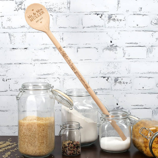 Mr & Mrs Kochlöffel graviert mit Name