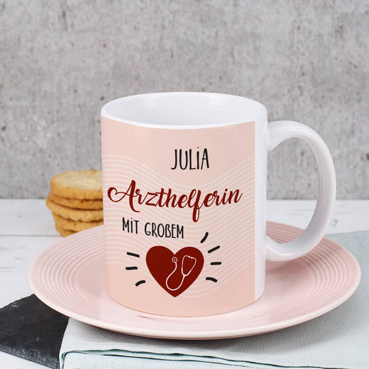 Dankeschön Geschenk personalisierte Tasse mit Name