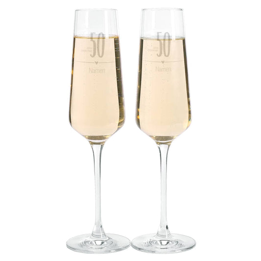 Sektgläser mit Gravur Wunschnamen