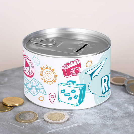 Fröhliche Illustrationen zum Thema Reisen und Urlaub