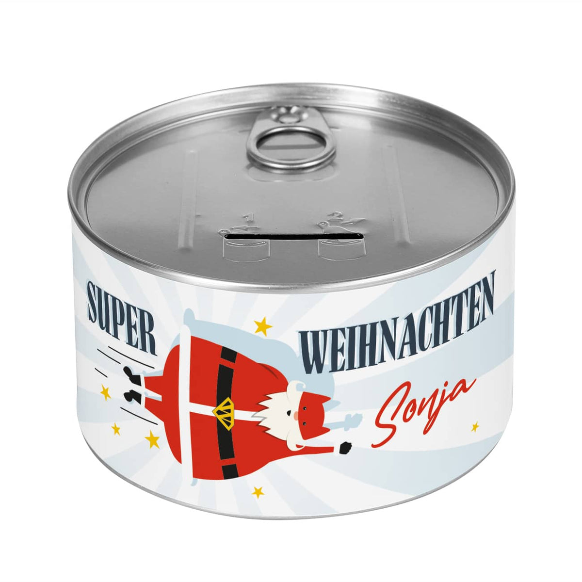 Super Weihnachten - Spardose zum Aufreißen