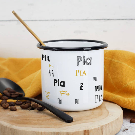 Umlaufender Aufdruck