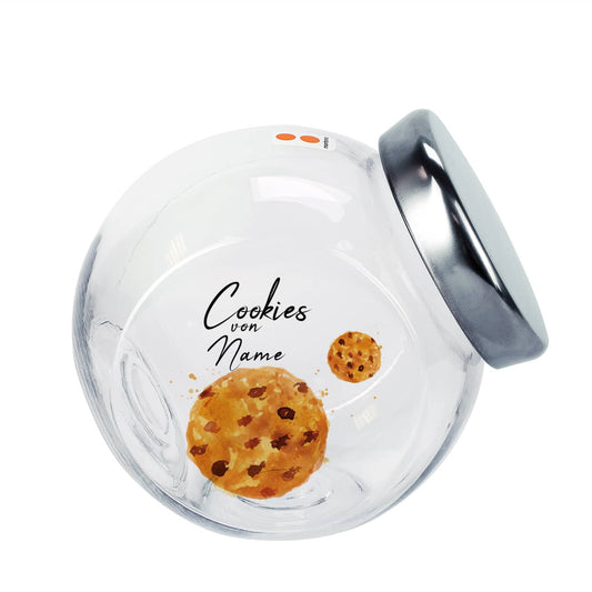 Glasdose mit Ihrem Wunschnamen