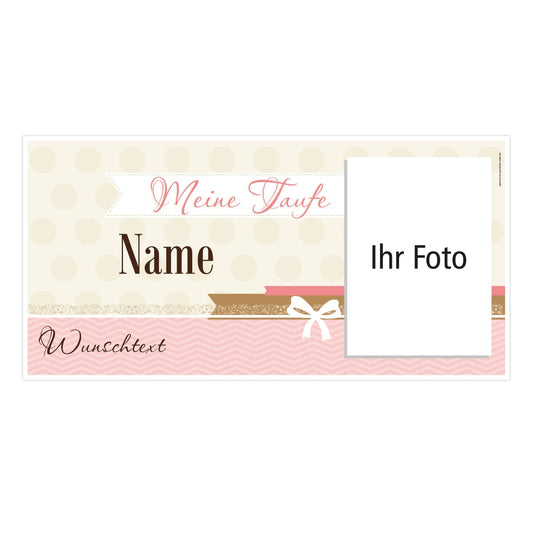 Mit Name, Wunschtext und Foto