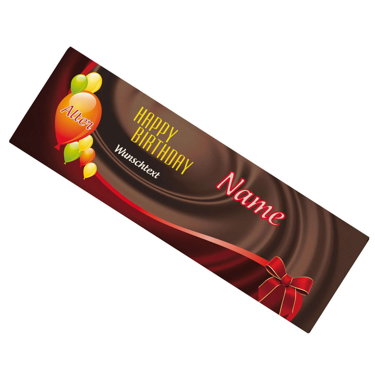 Riesige Schokolade zum Geburtstag mit Wunschtext und Name