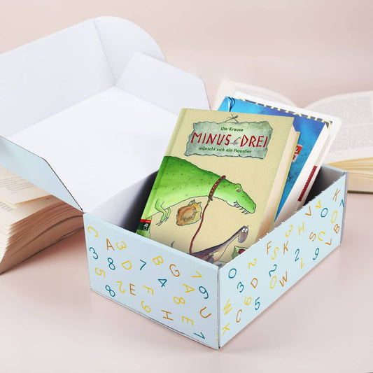 Zum Schulanfang - Geschenkverpackung mit Luftballons und Zuckertüten