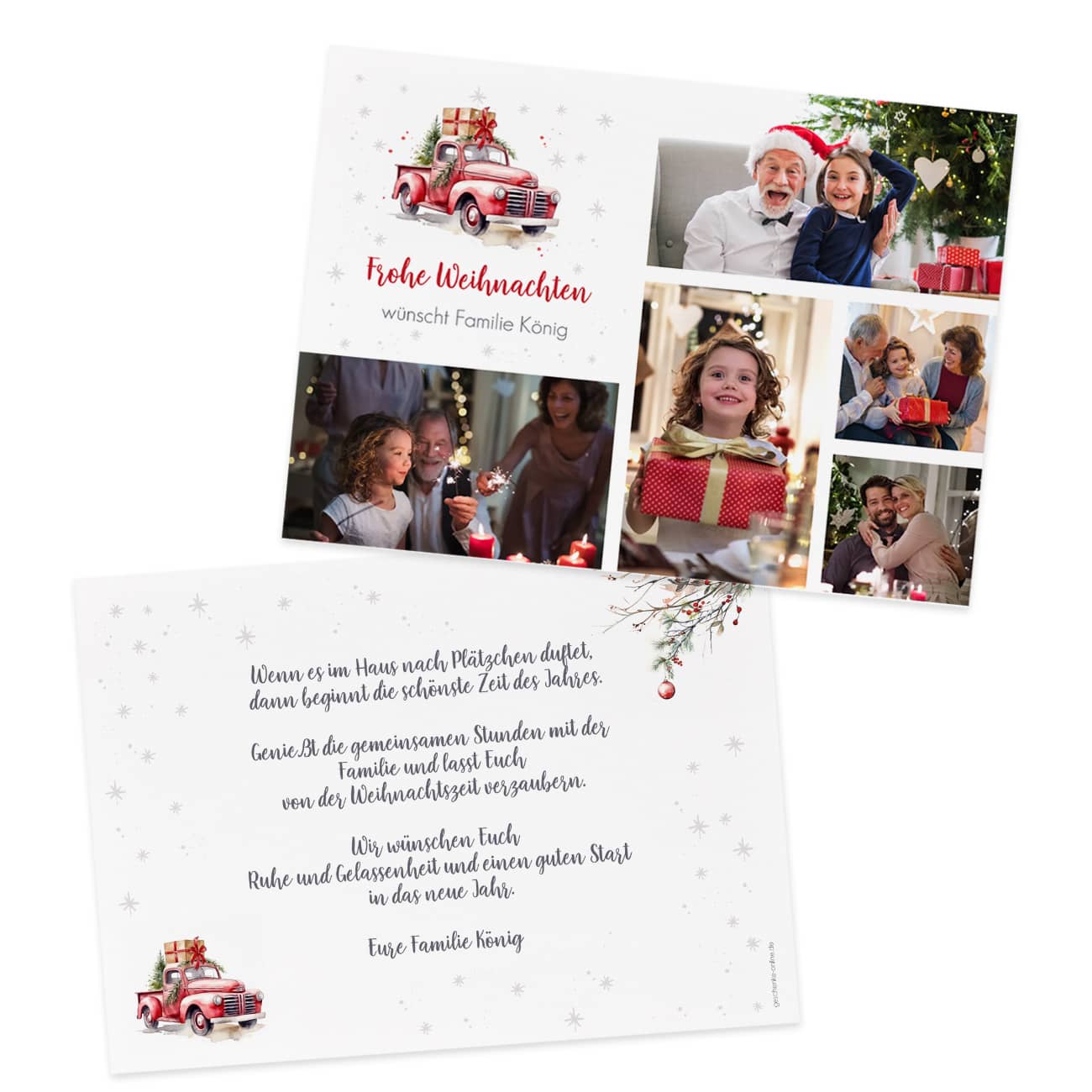 Foto - Weihnachtskarte