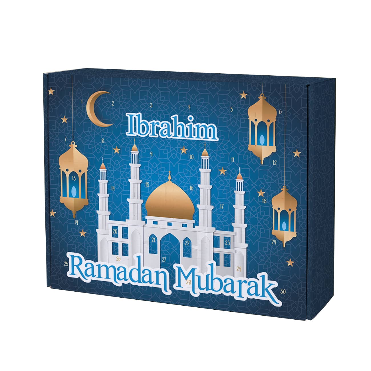 Ramadan Kalender mit Name personalisiert