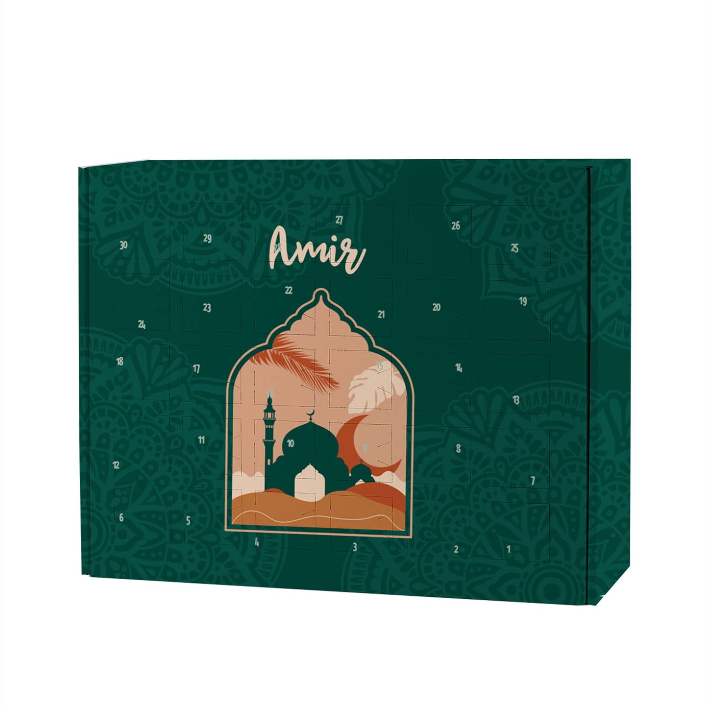 Moderner Ramadan Kalender zum selbst Befüllen