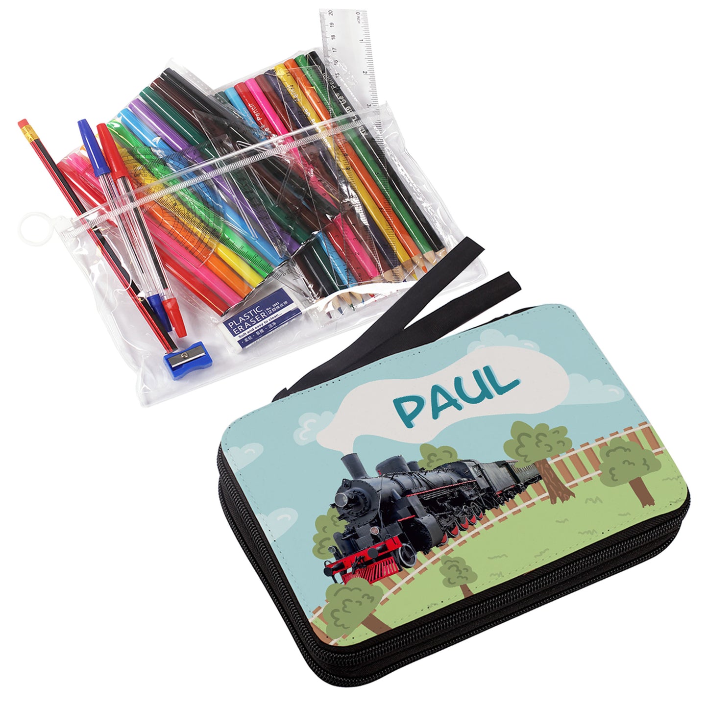 Freigestellte Ansicht auf weißem Hintergrund