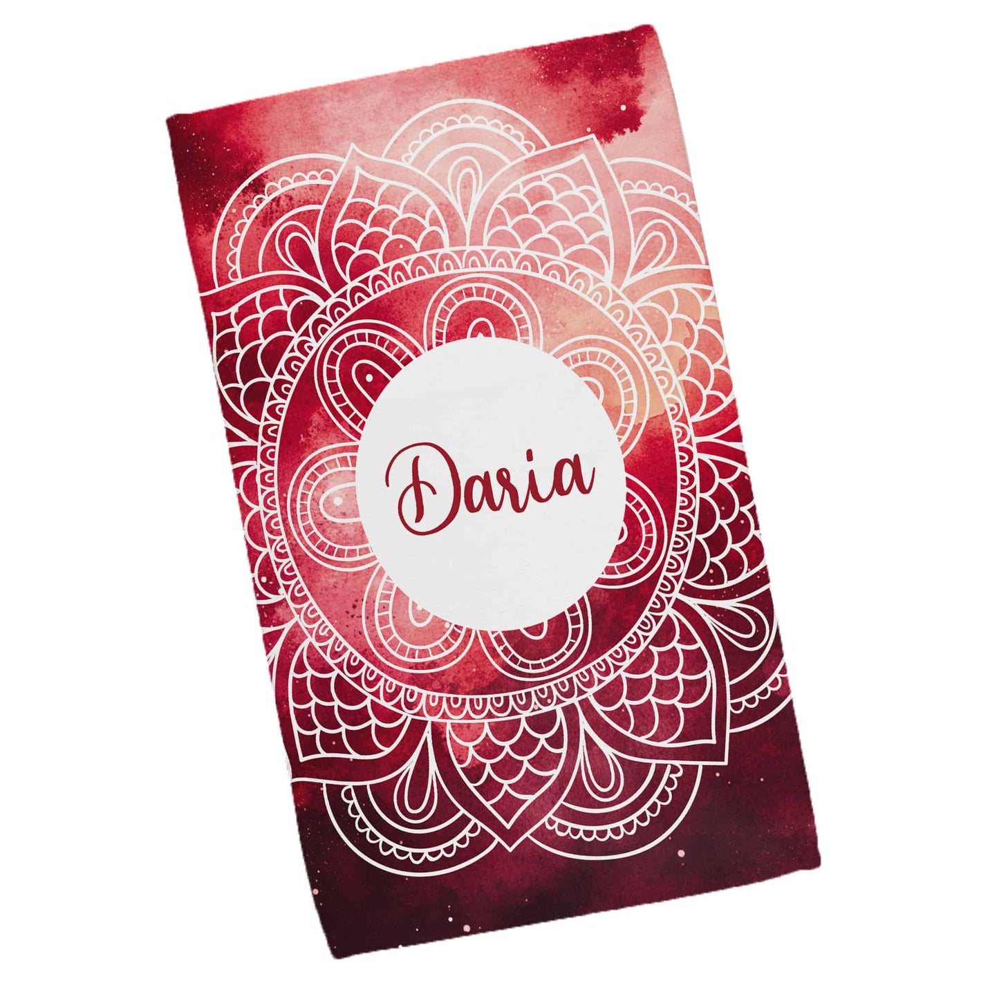 Handtuch mit Mandala-Motiv in verschiedenen Farben und Mustern - perfekt für Ramadan