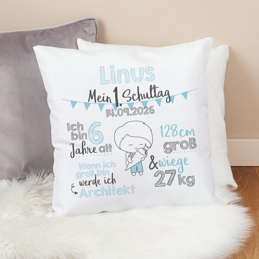 Kissen zur Einschulung für Jungen