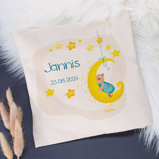 Wärmekissen mit persönlichen Aufdruck und Teddybärmotiv