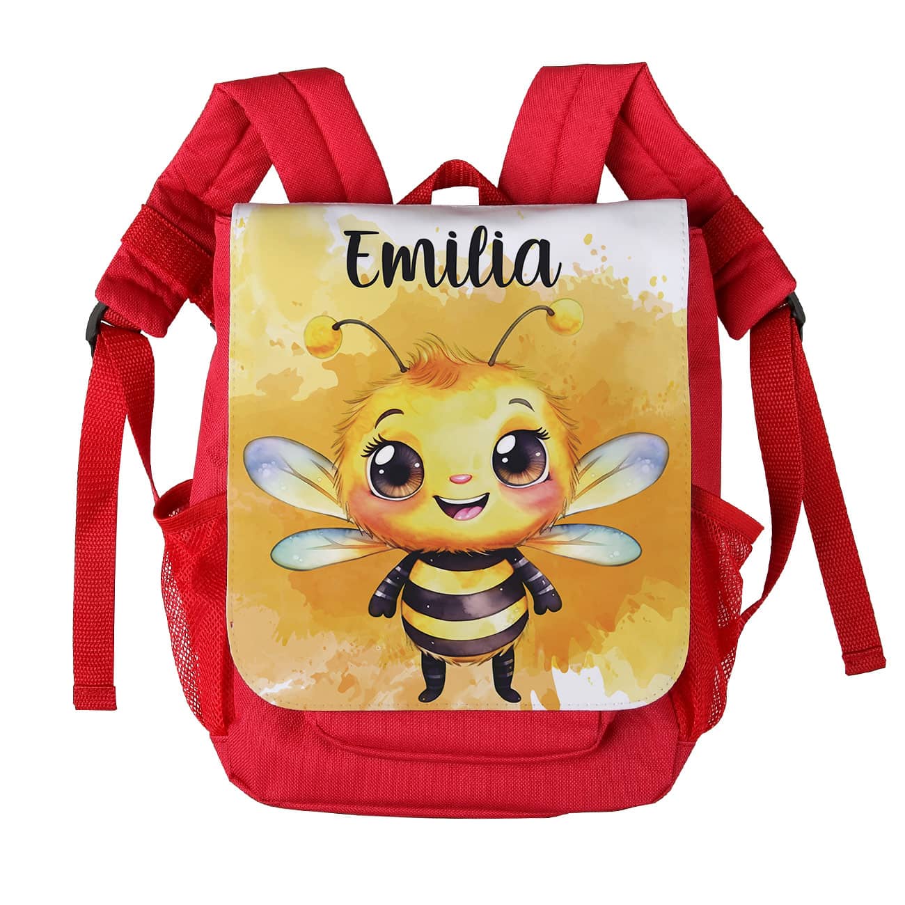 Personalisiertes Motiv auf Kinderrucksack