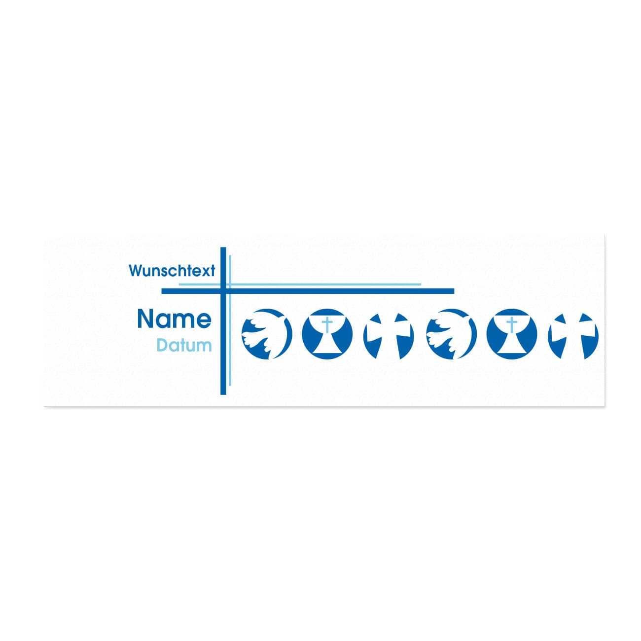 Tischläufer in zwei Längen für religiösen Anlass - 40 cm x 150 cm