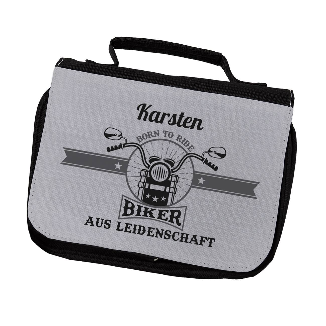 Biker aus Leidenschaft - Kulturtasche für Biker