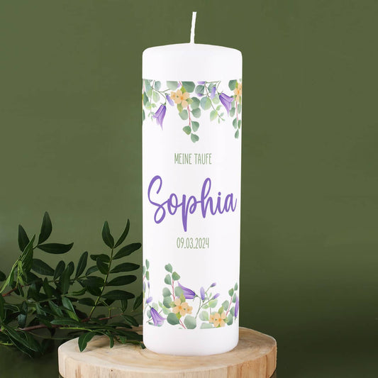 Persönliche Kerze zur Taufe, Kommunion oder Konfirmation