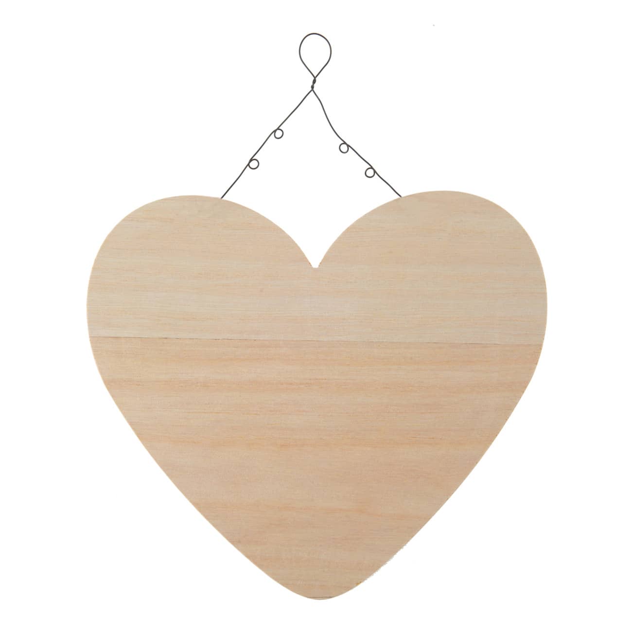 Deko-Herz aus Holz zum Aufhängen