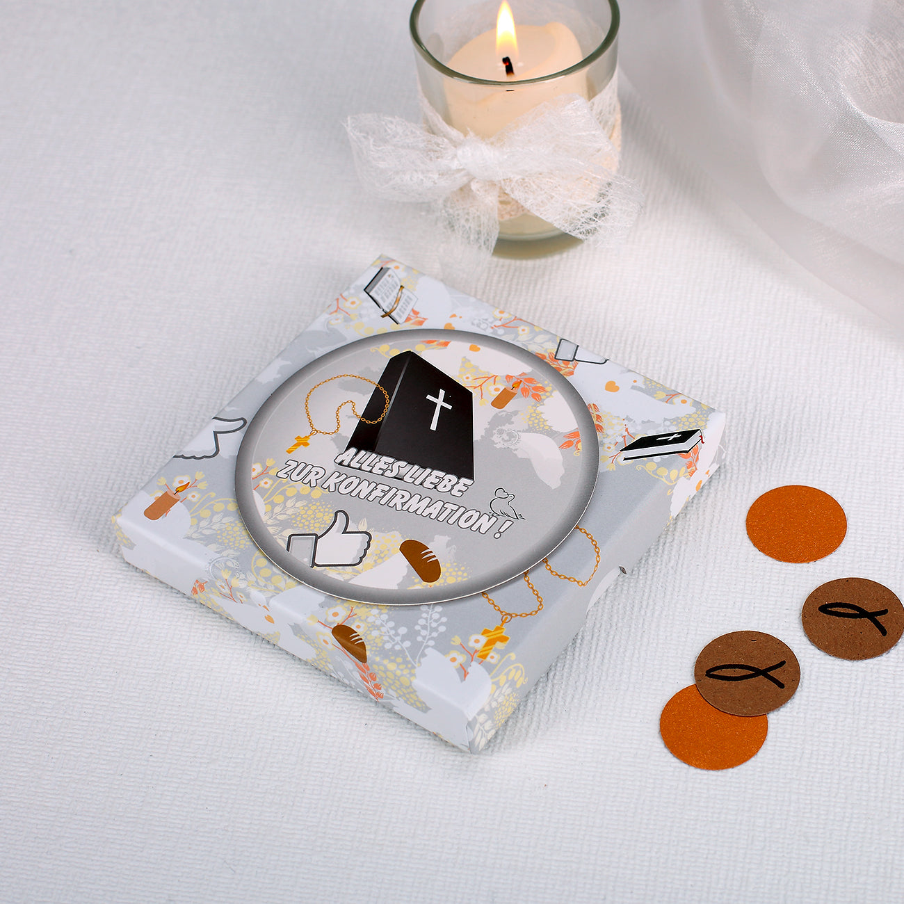 Geld- oder Gutscheinverpackung zur Konfirmation