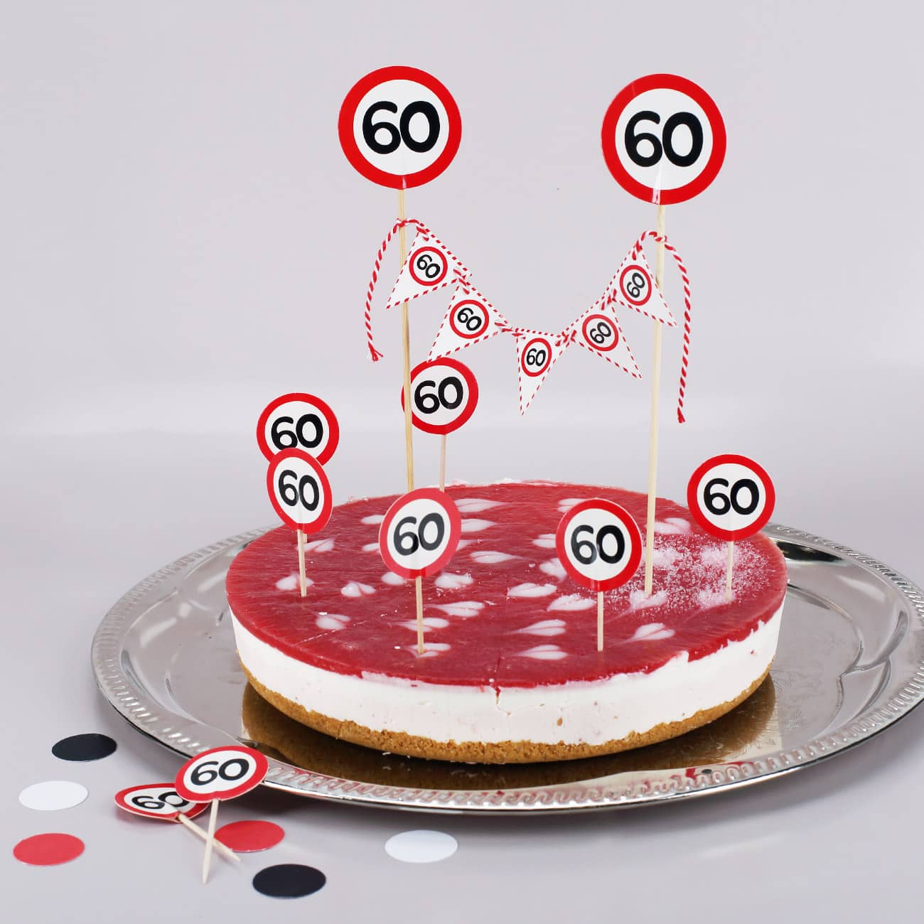 1 Girlande und 8 Picks