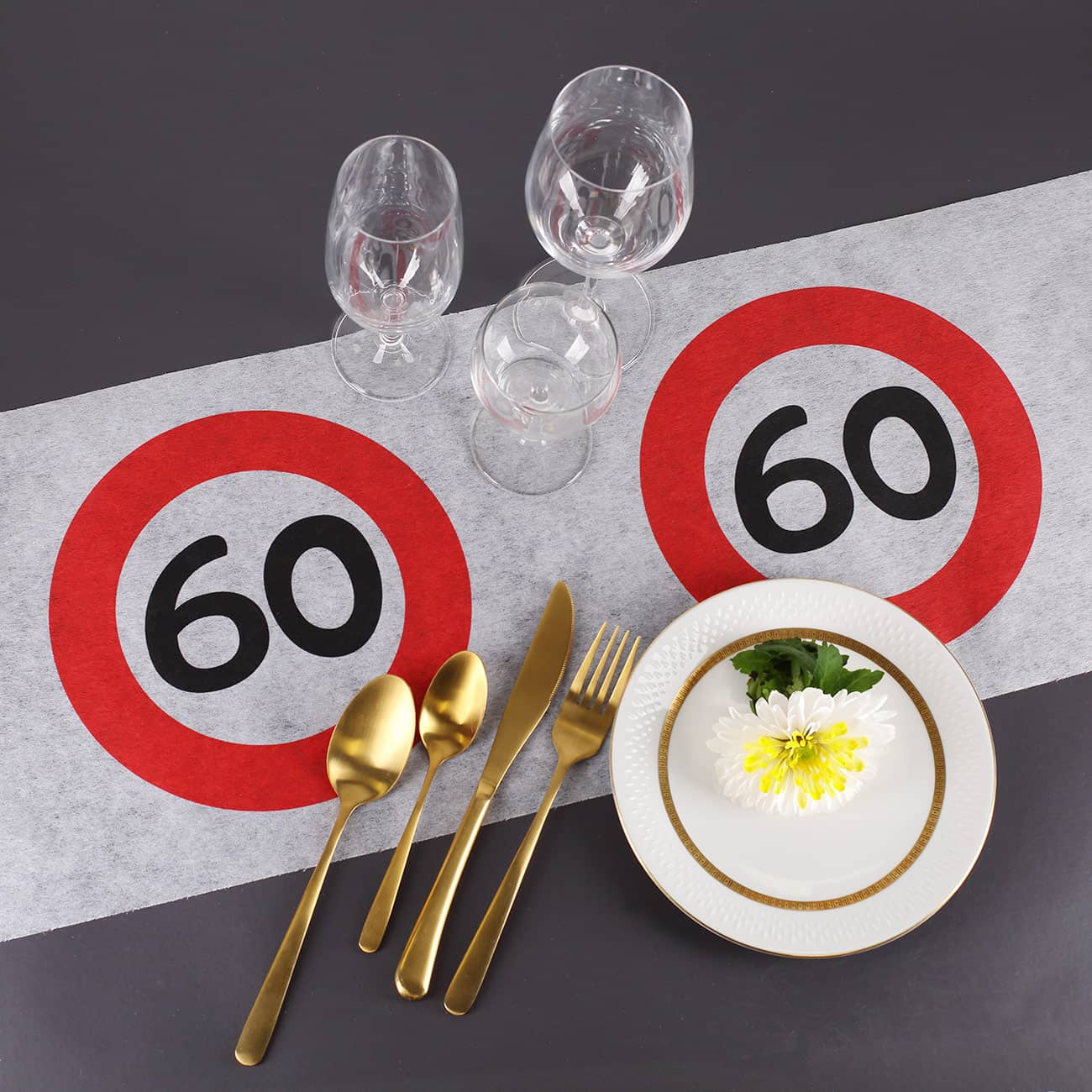 Mit lustigem Motiv zum 60. Geburtstag