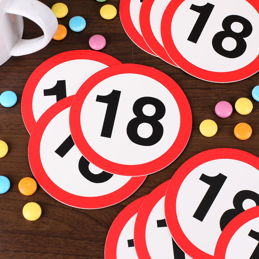 Bierdeckel zum 18. Geburtstag